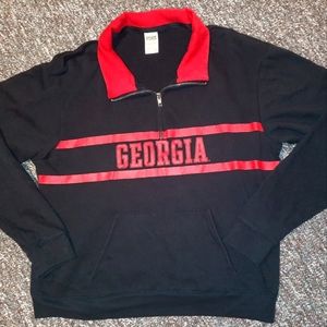 University of Georgia PINK V- Secret L Pullover